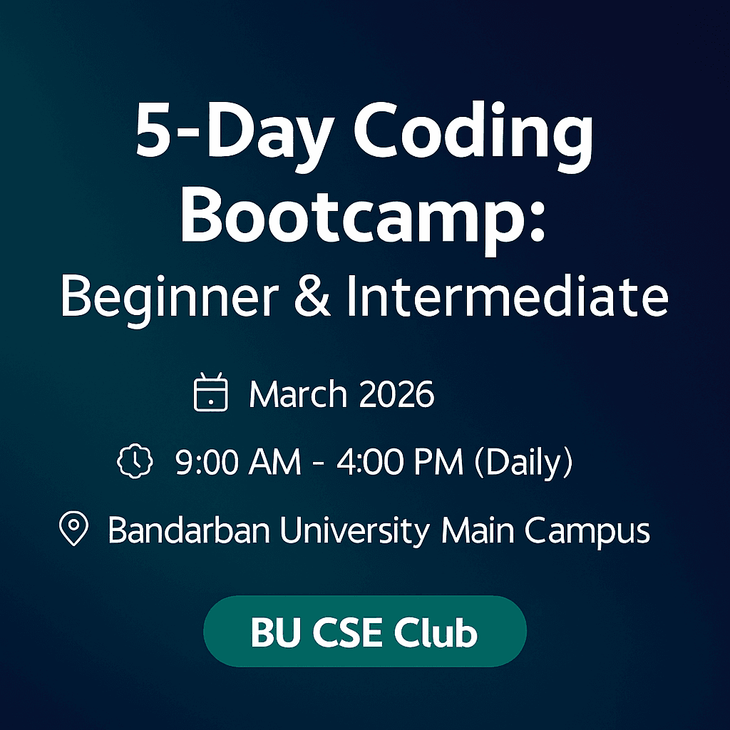 5-Day Coding Bootcamp: Beginner & Intermediate