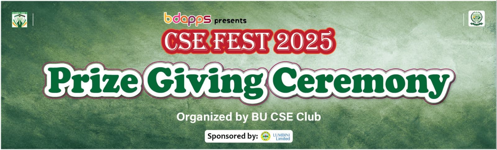 CSE Fest 2025 Prize Distribution